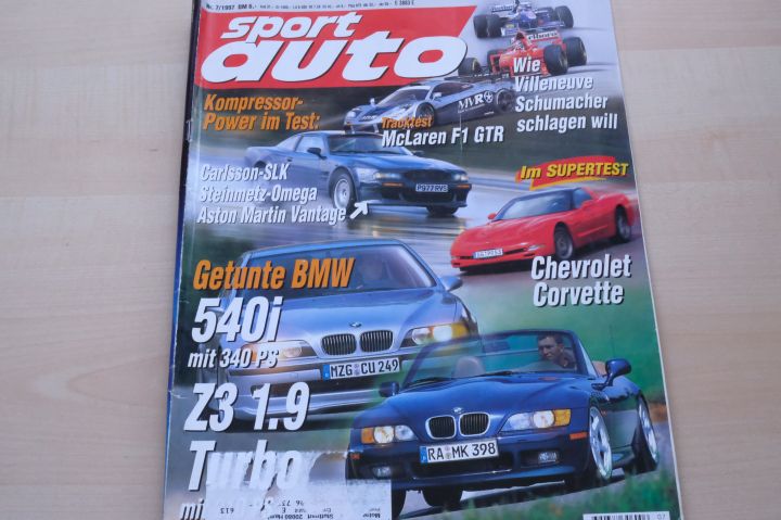 Deckblatt Sport Auto (07/1997)